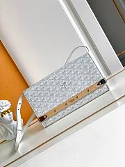 Kitlife Goyard Monte-Carlo Small Clutch White 14.5x4x25cm - 1