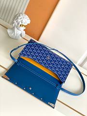 Kitlife Goyard Monte-Carlo Small Clutch Blue 14.5x4x25cm - 3