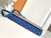 Kitlife Goyard Monte-Carlo Small Clutch Blue 14.5x4x25cm - 4