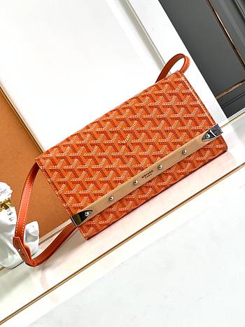 Kitlife Goyard Monte-Carlo Small Clutch Orange 14.5x4x25cm