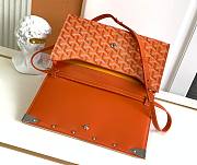 Kitlife Goyard Monte-Carlo Small Clutch Orange 14.5x4x25cm - 4
