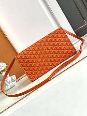 Kitlife Goyard Monte-Carlo Small Clutch Orange 14.5x4x25cm - 2