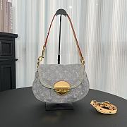 Kitlife Louis Vuitton Sunset Bag Grey Monogram DenimM13347 27×18×3cm - 1