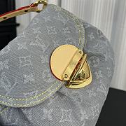 Kitlife Louis Vuitton Sunset Bag Grey Monogram DenimM13347 27×18×3cm - 3