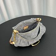 Kitlife Louis Vuitton Sunset Bag Grey Monogram DenimM13347 27×18×3cm - 2