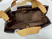 Kitlife Louis Vuitton Mini Shopper Tote Bag Brown M15239 20x10x26cm - 6