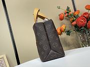 Kitlife Louis Vuitton Mini Shopper Tote Bag Brown M15239 20x10x26cm - 5