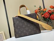 Kitlife Louis Vuitton Mini Shopper Tote Bag Brown M15239 20x10x26cm - 4