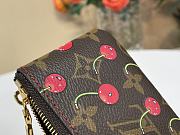 Kitlife Louis Vuitton Brown Monogram Cherry Key Pouch M95042 12x7x1.5cm - 4