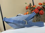 Kitlife Louis Vuitton Rush Bumbag Blue Denim Damier N00205 30x15x8cm - 5