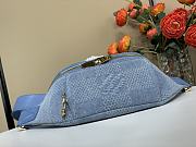 Kitlife Louis Vuitton Rush Bumbag Blue Denim Damier N00205 30x15x8cm - 3
