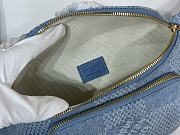 Kitlife Louis Vuitton Rush Bumbag Blue Denim Damier N00205 30x15x8cm - 2
