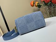 Kitlife Louis Vuitton Speedy 18 Bandoulière Bag Blue Denim Damier N00208 12x10x18cm - 3