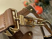 Kitlife Louis Vuitton Side Trunk MM Bag Ecru/Cognac M14411 23.5x16x8.5cm - 6