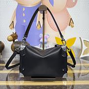 Kitlife Louis Vuitton Side Trunk MM Bag Black Gold And Silver-toned Hardware M25568 23.5x16x8.5cm - 5