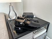 Kitlife Chanel Mary Janes Black Patent Leather Shoes - 1