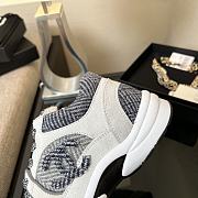 Kitlife Chanel 25P Top-tier Sport Tweed Sneakers White & Grey - 5