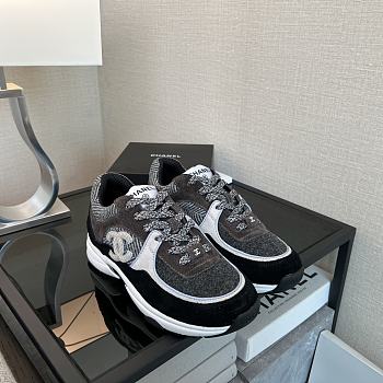 Kitlife Chanel 25P Top-tier Sport Tweed Sneakers Black & Grey