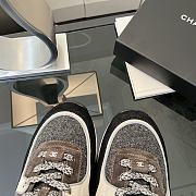 Kitlife Chanel 25P Top-tier Sport Tweed Sneakers Black & Grey - 3