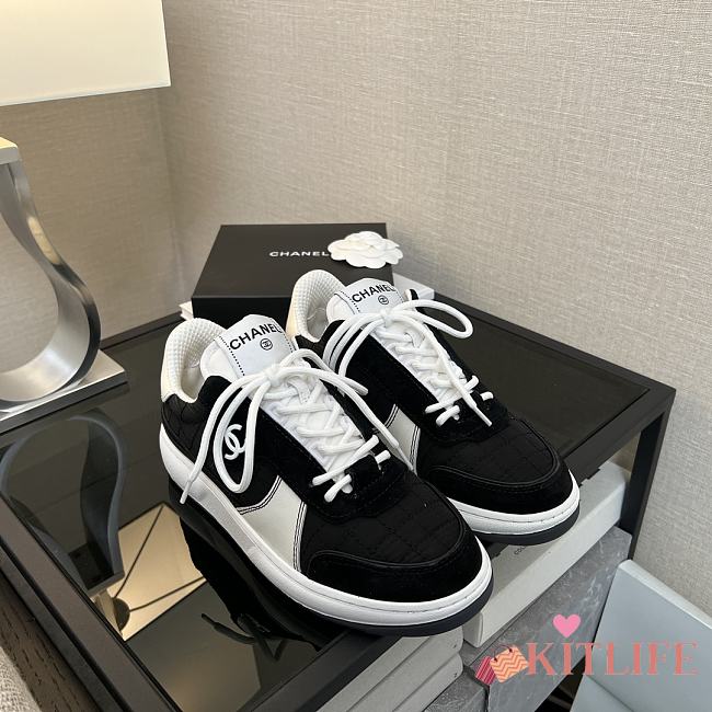 Kitlife Chanel 25 Wool Skateboard Sneakers Black  - 1