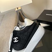 Kitlife Chanel 25 Wool Skateboard Sneakers Black  - 5
