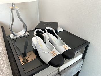 Kitlife Chanel 25A Slingbacks White
