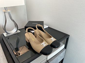 Kitlife Chanel 25A Slingbacks Beige