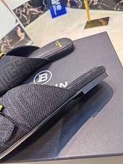 Kitlife Balmain Square-toe Slippers Black - 3