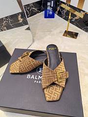 Kitlife Balmain Square-toe Slippers Brown - 4