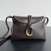 Kitlife Bottega Veneta Baby Liberta Bag Dark Brown 24x15.5x5cm - 1