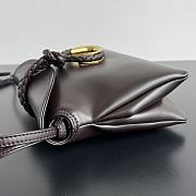 Kitlife Bottega Veneta Baby Liberta Bag Dark Brown 24x15.5x5cm - 5