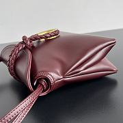 Kitlife Bottega Veneta Baby Liberta Bag Burgundy 24x15.5x5cm  - 5