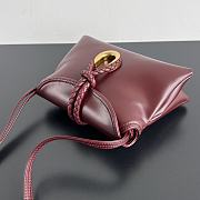 Kitlife Bottega Veneta Baby Liberta Bag Burgundy 24x15.5x5cm  - 2