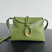 Kitlife Bottega Veneta Baby Liberta Bag Green 24x15.5x5cm - 1