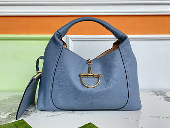 Kitlife Gucci GG Soft Cloud Shoulder Bag Blue G837466 46×26×16cm