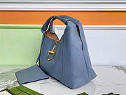 Kitlife Gucci GG Soft Cloud Shoulder Bag Blue G837466 46×26×16cm - 5