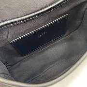 Kitlife Gucci GG Emblem Small Shoulder Bag In Black GG Leather 847448 20.5x13x7cm - 2