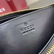 Kitlife Gucci GG Emblem Small Shoulder Bag Black 847450 22x14x8cm - 2