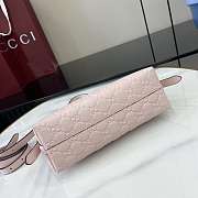 Kitlife Gucci GG Emblem Small Shoulder Bag Pink 847450 22x14x8cm - 4