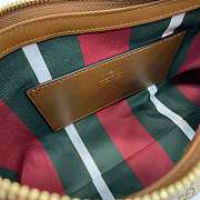 Kitlife Gucci GG Emblem Small Shoulder Bag Beige & Brown 847450 22x14x8cm - 3