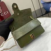 Kitlife Gucci Dionysus Mini Shoulder Bag In Forest Green Leather 837370 17.5x11x6.5cm - 5