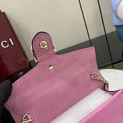Kitlife Gucci Dionysus Mini Shoulder Bag In Pink Leather 837370 17.5x11x6.5cm - 3