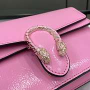 Kitlife Gucci Dionysus Mini Shoulder Bag In Pink Leather 837370 17.5x11x6.5cm - 2