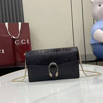 Kitlife Gucci Dionysus Wallet On Chain Black 837374 20x12.5x4.5cm