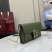 Kitlife Gucci Dionysus Wallet On Chain Green 837374 20x12.5x4.5cm - 6