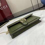 Kitlife Gucci Dionysus Wallet On Chain Green 837374 20x12.5x4.5cm - 4