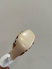 Kitlife Louis Vuitton 6AM Leopard Print Mules in White - 2
