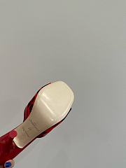 Kitlife Louis Vuitton 6AM Leopard Print Mules in Red - 6