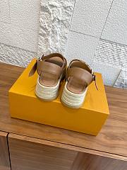 Kitlife Louis Vuitton Maya Platform Espadrille Sandals Brown - 6