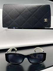 Kitlife Chanel Rectangular Sunglasses Black & White - 2